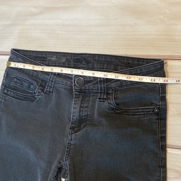 Kut from the Kloth Black Straight Leg Jeans Size 6 - Picture 9 of 10